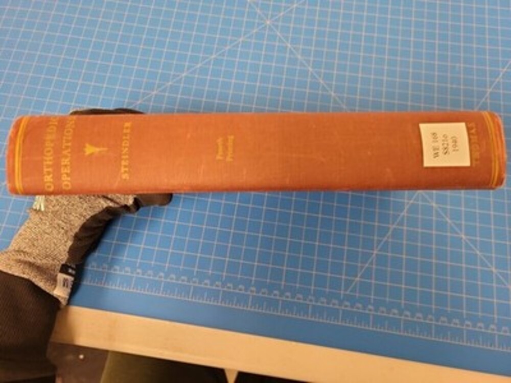 Orthopedic Operations Arthur Steindler 1940 4th Edition Medical Surgery Textbook